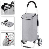 Сумка-візок ShoppingCruiser Foldable 45 Grey (604360), фото 4
