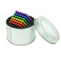 Неокуб NeoCube цветной 216 шариков по 3мм, магнитные шарики головоломка