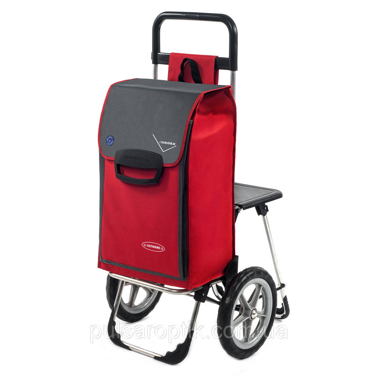 Сумка-візок Aurora Relax 65 Red/Grey (141 Red/Grey), фото 1