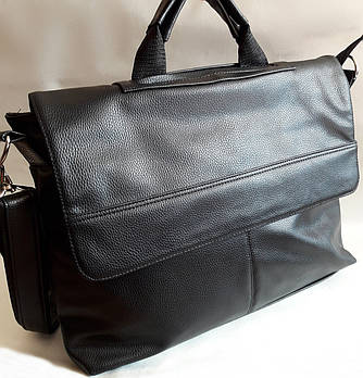 Чоловіча сумка портфель 7415 чорний.Чоловічі сумки портфелі оптом в Україні.