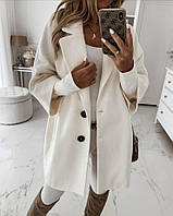 Пальто женское кашемировое Белый