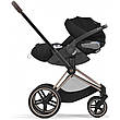 Cybex Priam 4.0  коляска 3 в 1 Sepia Black шасі Chrome Brown/ Автокрісло Cloud T i-Size Sepia Black, фото 9
