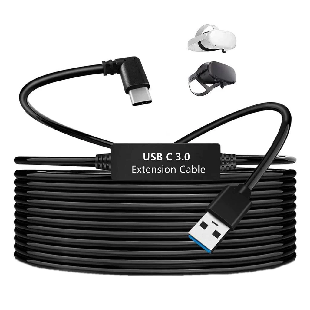 Кабель USB для Oculus Quest 1,2 з блоком посилення сигналу - 5 метрів