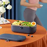 Ланч-бокс з підігрівом Bear (Xiaomi) електричний від мережі 220В - Синій, фото 10