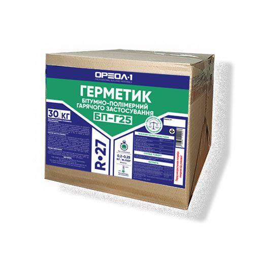 Герметик бітумно-полімерний «БП-Г25» 30 кг, фото 1