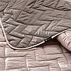 Покривало IDEIA - Стиль Izzi двостороннє сірий/бежевий 240*260, фото 4