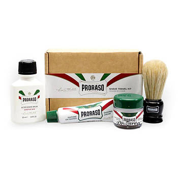 Дорожній набір для гоління міні Proraso Shave Travel Kit
