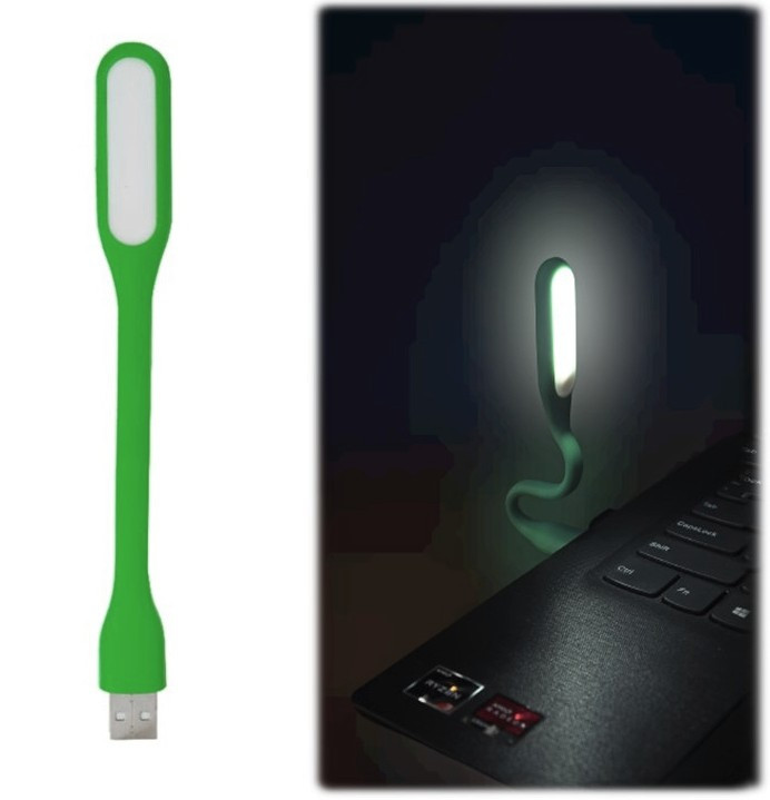 Портативна USB лампа підсвітка для ноутбука Led Plastic Light Green