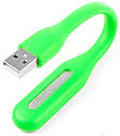 Портативна USB лампа підсвітка для ноутбука Led Plastic Light Green, фото 4