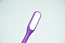 Портативна USB лампа підсвітка для ноутбука Led Plastic Light Violet, фото 5