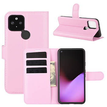 Чохол-книжка Litchie Wallet для Google Pixel 5 Light Pink