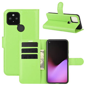 Чохол-книжка Litchie Wallet для Google Pixel 5 Light Green