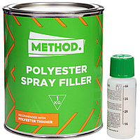 Пневмораспыляемая полиэфирная шпатлевка METHOD Polyester Spray Filler, 1 кг