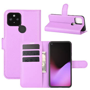 Чохол-книжка Litchie Wallet для Google Pixel 5 Violet