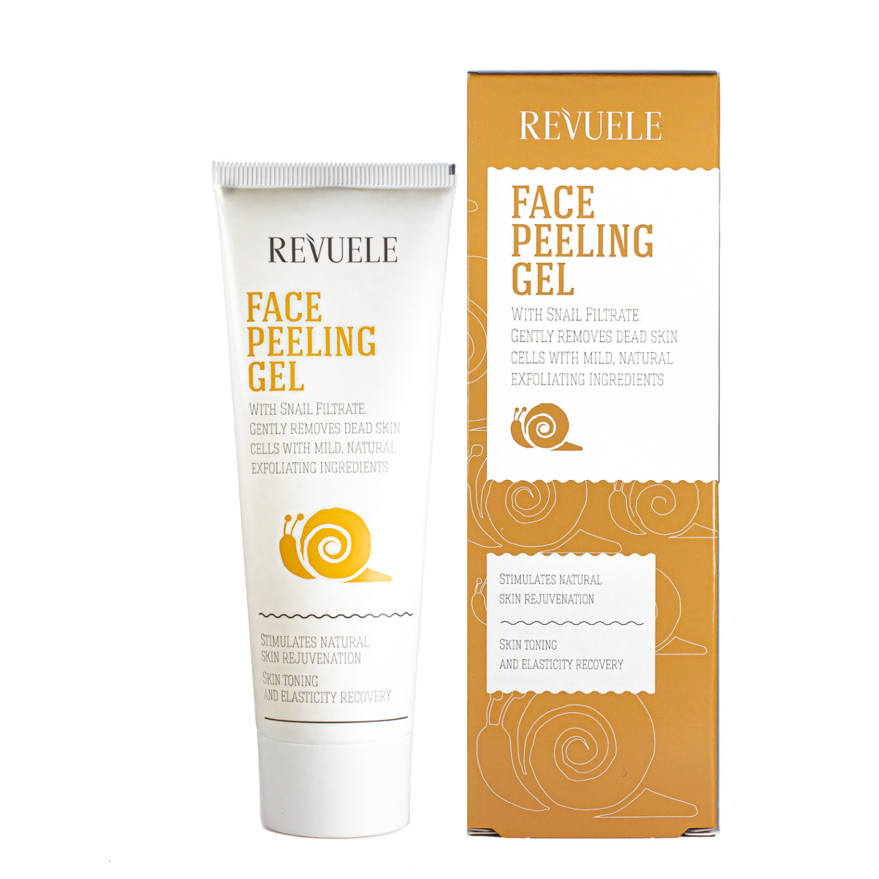 Гель пілінг для обличчя Revuele Face Peeling Gel With Snail Filtrate з муцином равлика 80 мл