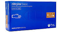 Перчатки нитриловые " Mercator Medical" nitrylex basic,размер XL, упаковка 100 шт