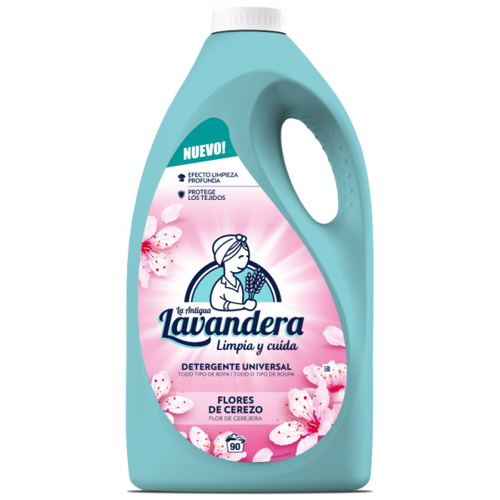 Гель для прання LAVANDERA цвітіння вишні 4,5л 90 пр.