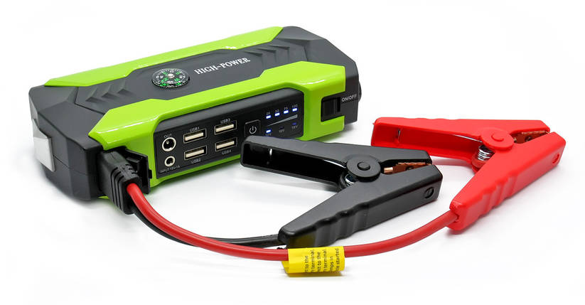 Пускозарядний пристрій Jump Starter + Power Bank 28000 мА·год для автомобіля AvitoTECH ZYX-J10, Салатовий, фото 3