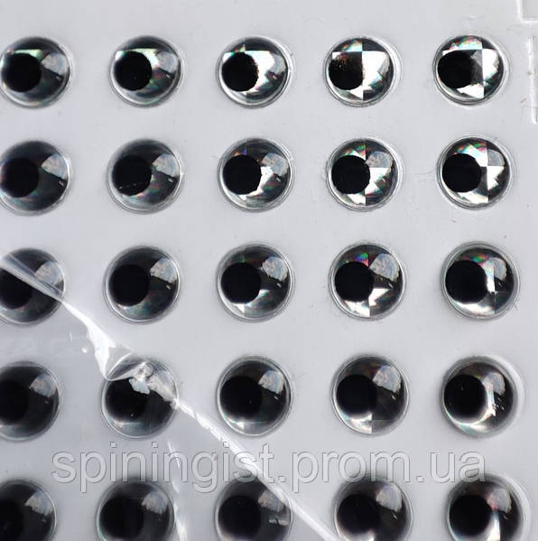 Глазки 3-Д 6 мм (серебренные): продажа, цена в Луцке. Воблеры от