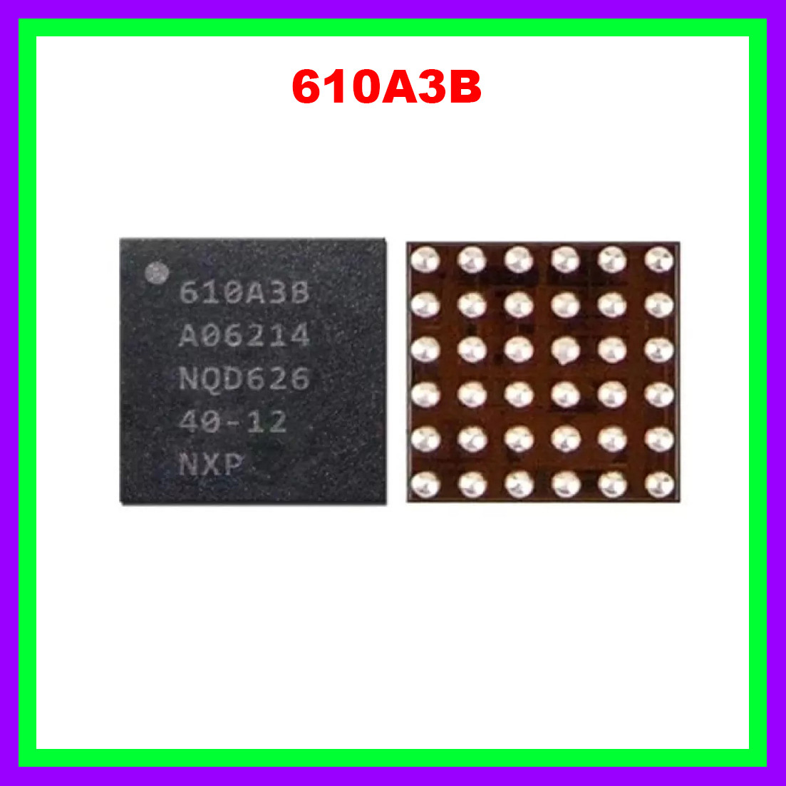 Микросхема 610A3B, U2 U4001, U2 Tristar, IPhone 7, IPhone 7 Plus.