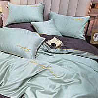 Комплект сатинової постільної білизни Двоспального розміру високої якості