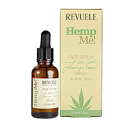 Сироватка для обличчя Revuele Hemp Me Face Serum With Hemp Seed з конопляною олією 30 мл