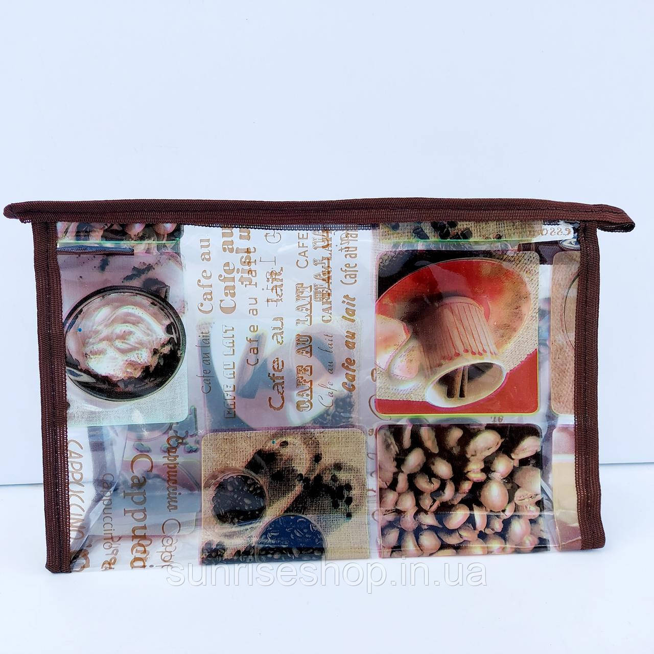 Косметичка прозора прямокутна купити оптом