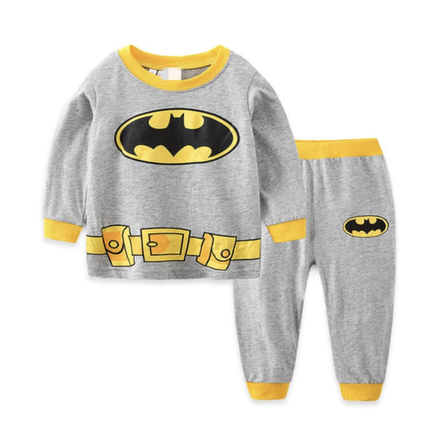 Дитяча піжама для хлопчика Бетмен JULY'S SONG бавовняна зріст 90 сірий