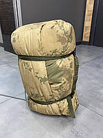 Спальний мішок WOLFTRAP тактичний колір Койот-жандарм, 196х176х70, фліс похідний спальник  утеплений RISО