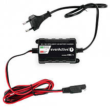Зарядний пристрій everActive CBC-1 v2 6V/12V 1A LED, для автомобільних акумуляторів, фото 4