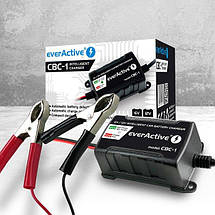 Зарядний пристрій everActive CBC-1 v2 6V/12V 1A LED, для автомобільних акумуляторів, фото 6