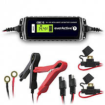 Зарядний пристрій everActive CBC-5 6V/12V 3.8 A LCD, для автомобільних акумуляторів, фото 2