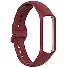 Ремінець Silicone Sport Band для Samsung Galaxy Fit2 SM-R220 Wine Red, фото 3