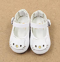 Туфли для куклы Блайз обувь с бантиком или котиком 3,2х1,4 см Белый с котиком