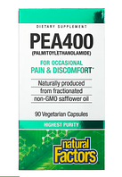 Natural Factors, PEA400, PEA, 90 растительных капсул