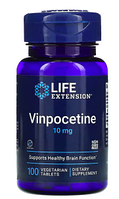 Life Extension, Vinpocetine, Винпоцетин, 10 мг, 100 растительных таблеток