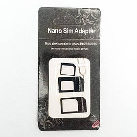 Перехідник для сім-карт Nano Sim Adapter