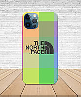 Матовый Чехол iPhone 13 Mini В стиле The North Face с принтом