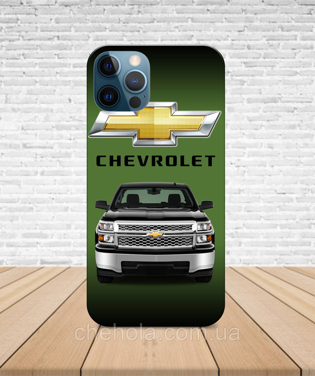 Матовий Чохол iPhone 13 Mini Chevrolet Silverado з принтом