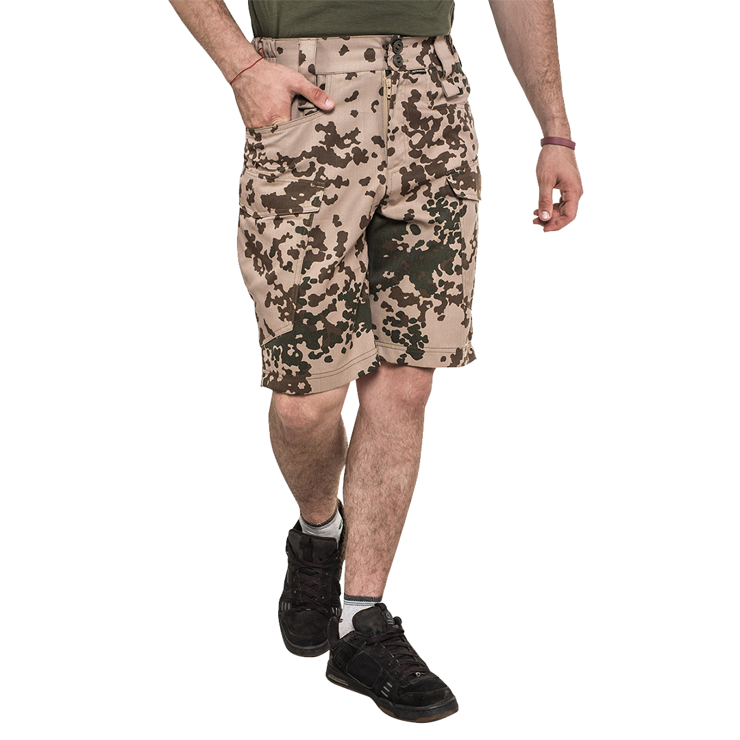 Шорти тактичні камуфляжні чоловічі Brotherhood Camo Tropentarn тропентарн рипстоп 48-50