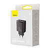 Швидка мережева зарядка Baseus Compact Quick Charger 2xUSB U+C 30W Black (CCXJ-E01) Гарантія!, фото 10