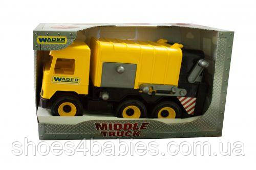 Сміттєвоз "Middle truck" (жовтий)