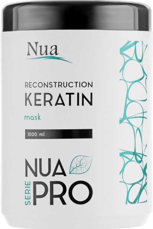 Маска для волосся Nua Pro реконструкція з кератином, 1л