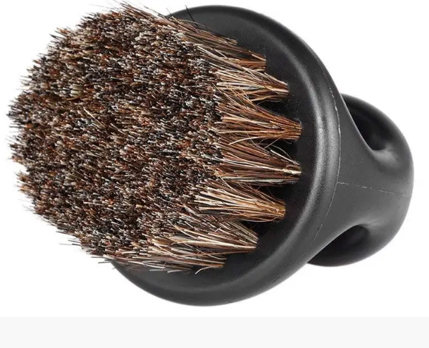 Гребінець-щітка для бороди дерев'яна з натуральною щетиною, фото 1