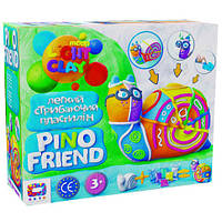 Набор легкого прыгающего пластилина ТМ Moon Light Clay Pino Friend Райли 70037, World-of-Toys