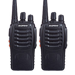 Комплект 2 шт Рація портативна Baofeng BF-888S-2 UHF 5 Вт 1500 мА·год