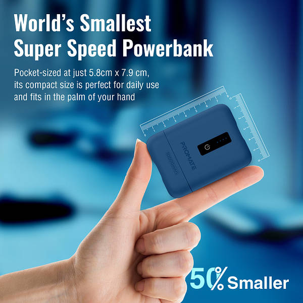 Promate Atom PD20 10000 USB C Power Delivery