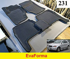 3D килимки EvaForma на Kia Sorento BL '02-09, 3D килимки EVA