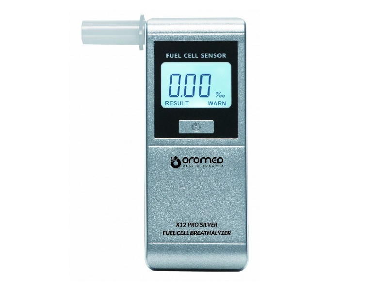 Професійний електрохімічний алкотестер Oromed X12 Pro Navy Silver, фото 1