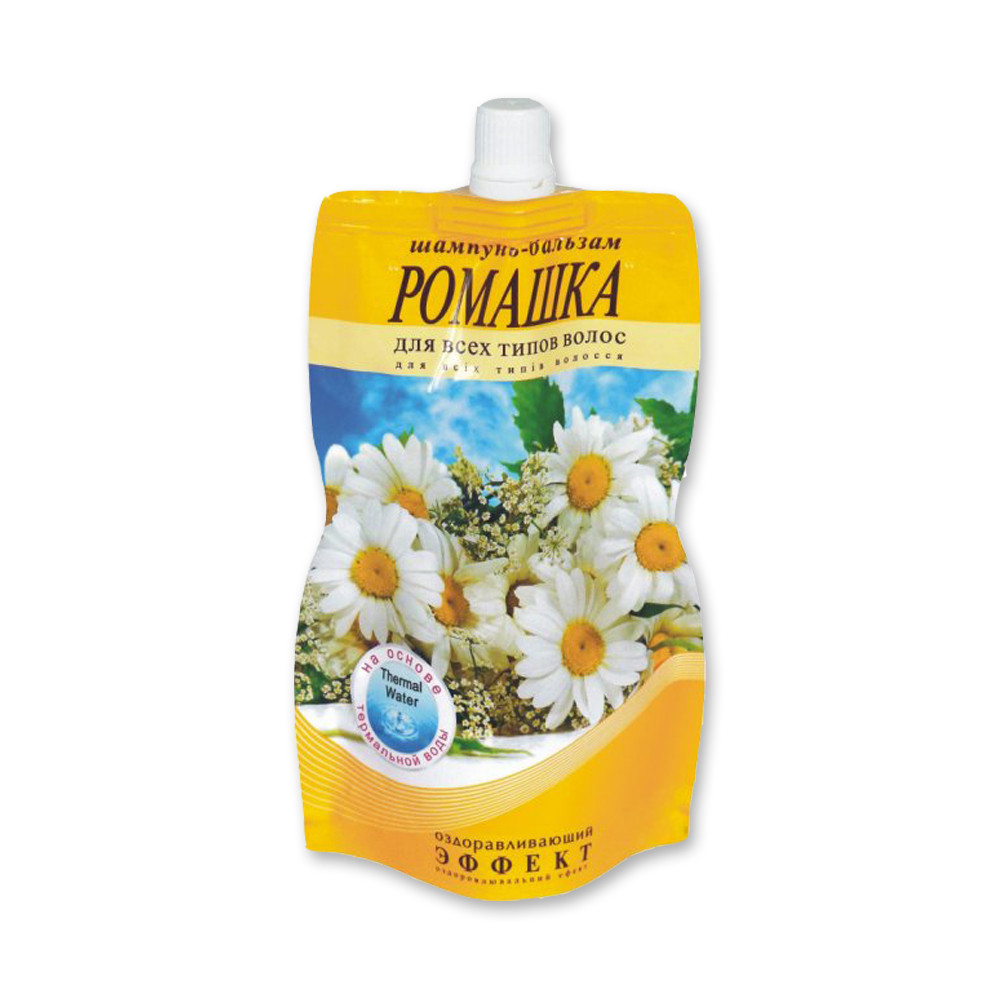 Шампунь-бальзам для волосся оздоровлюючий Ромашка Дой-пак Fitodoctor 270 г